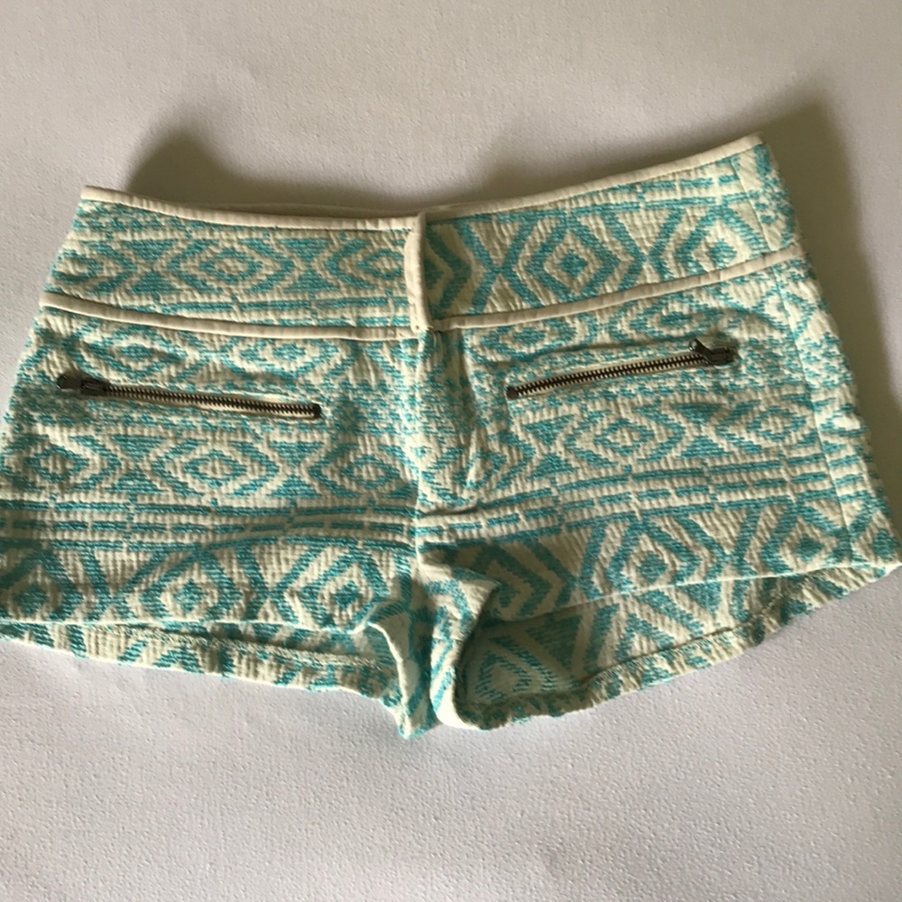 Zara textured shorts